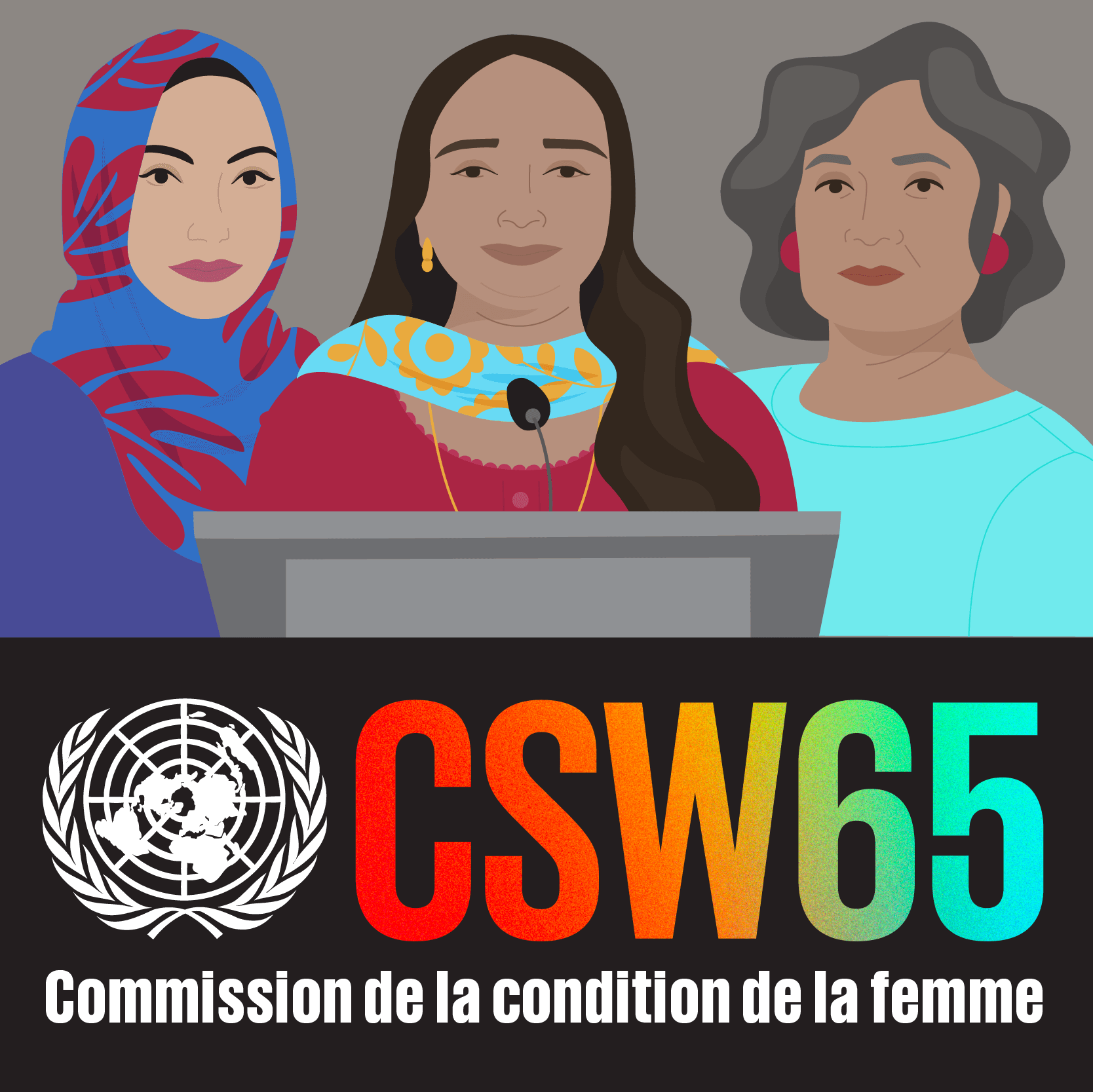 CSW65 - Commission de la condition de la femme 2021 - bannière